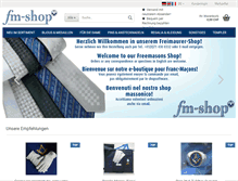 Tablet Screenshot of fm-shop.com